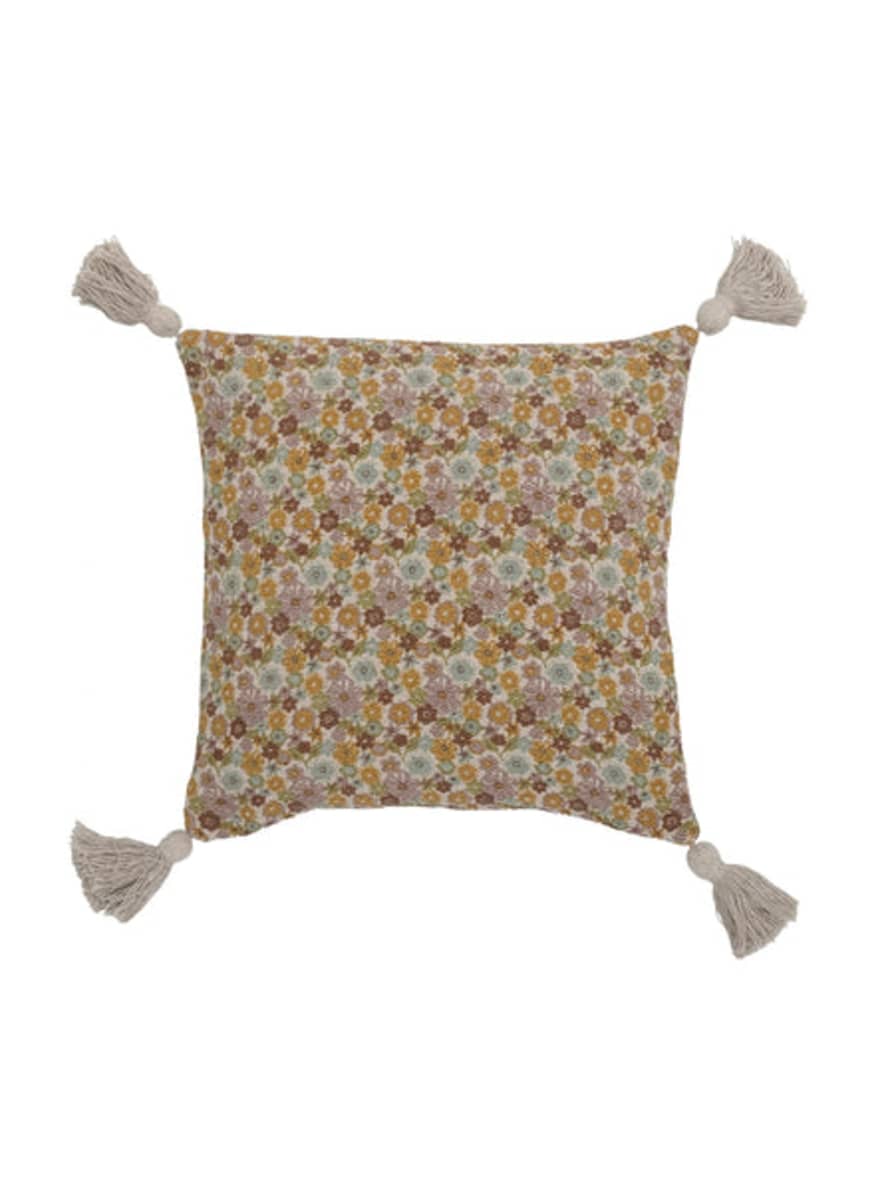 Bloomingville Amilly Ditsy Floral Recycled Cotton Cushion