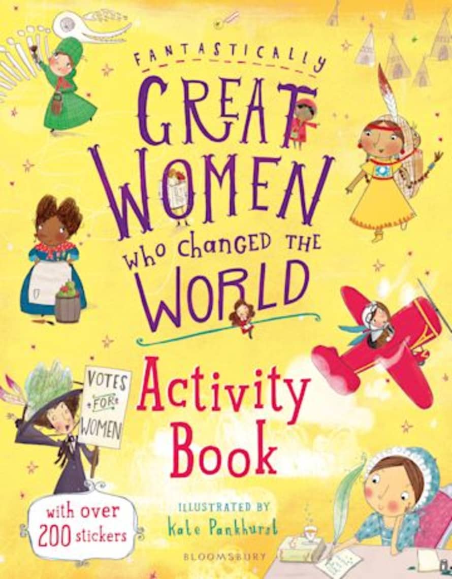 Bookspeed Fantastically Great Women Activity Book By Kate Pankhurst