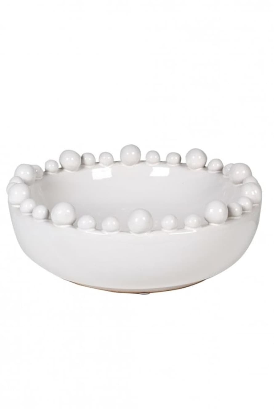 The Home Collection Bobble Bowl White