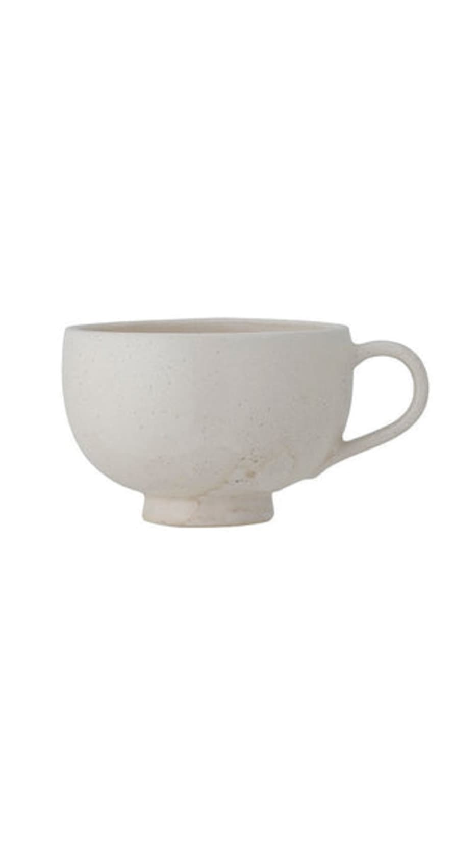 Bloomingville Lila Cream White Stoneware Cup
