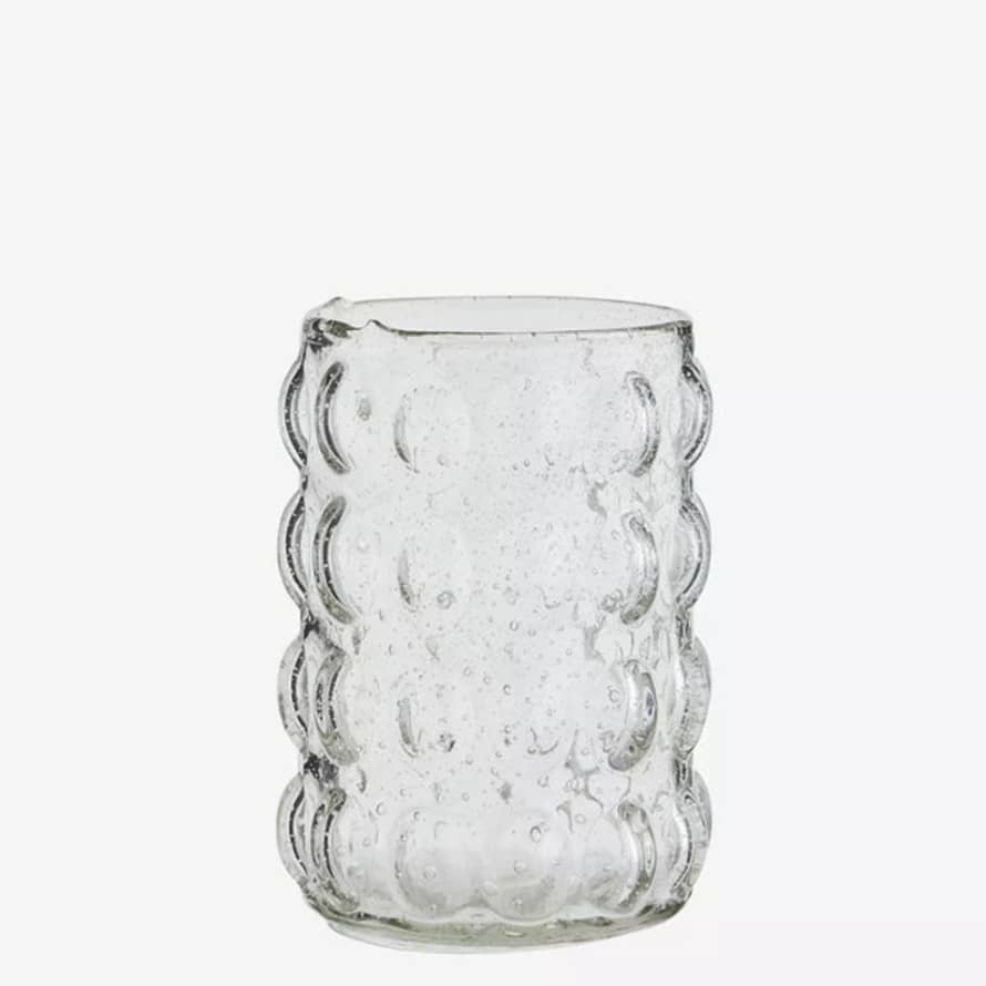 Madam Stoltz Glass Vase With Bubbles