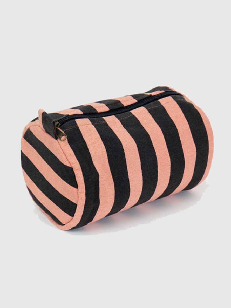 Afroart Randa Toiletry Bag - Pink/black