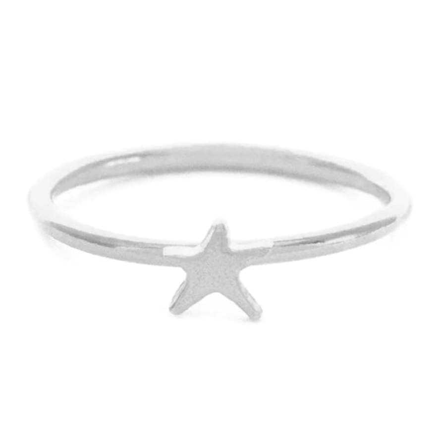 épanoui Star Charm Ring - Silver