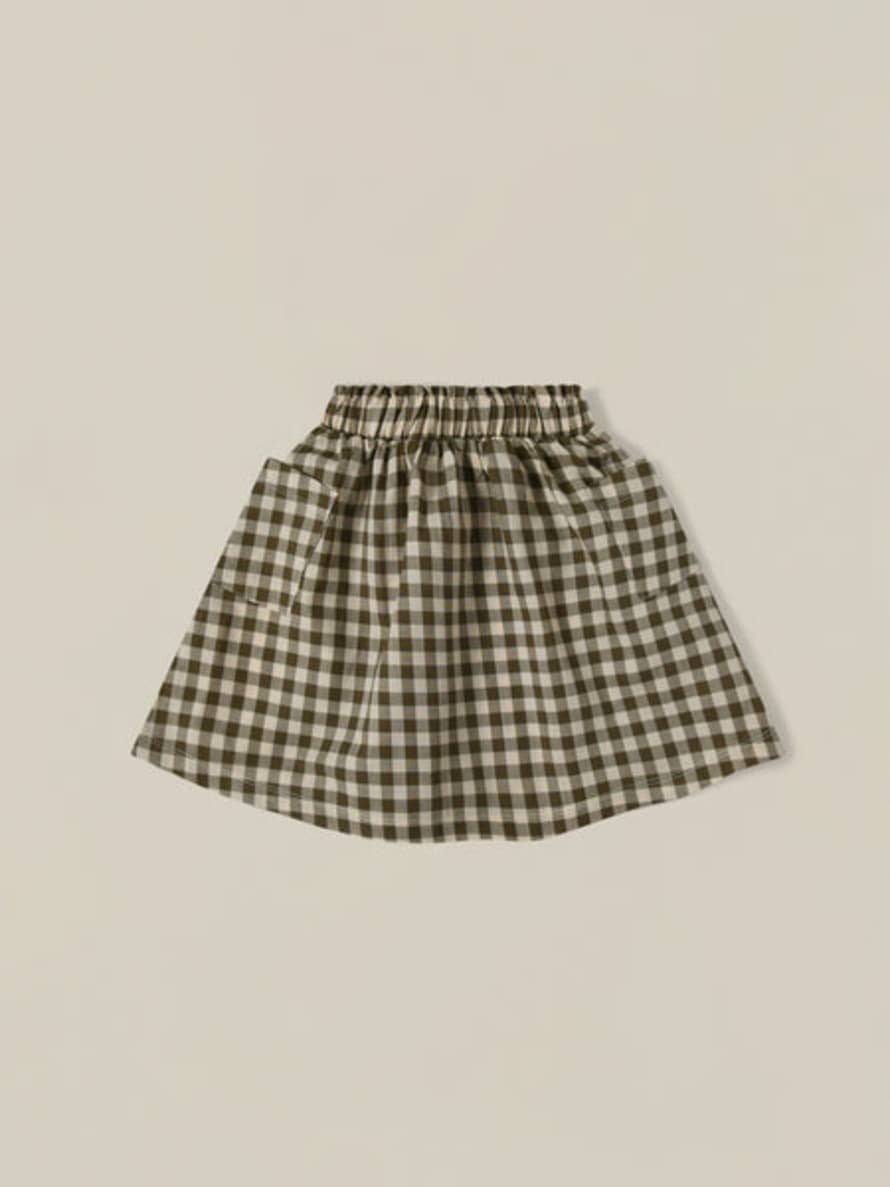 Trouva: Olive Gingham Tutti Skirt
