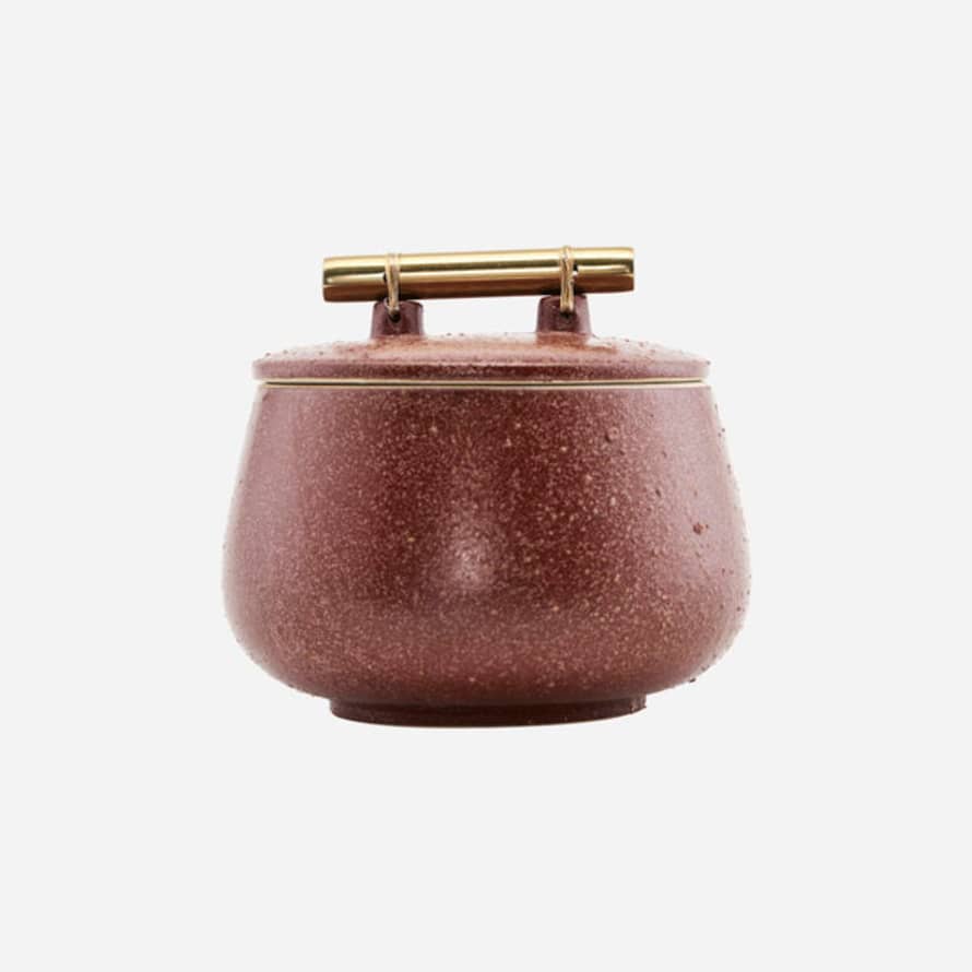 House Doctor Diva Storage Pot with Brass Lid