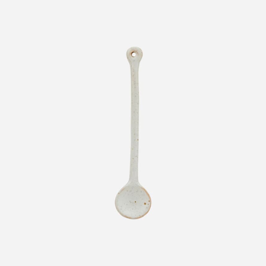 House Doctor Grey and White Pion Spoon