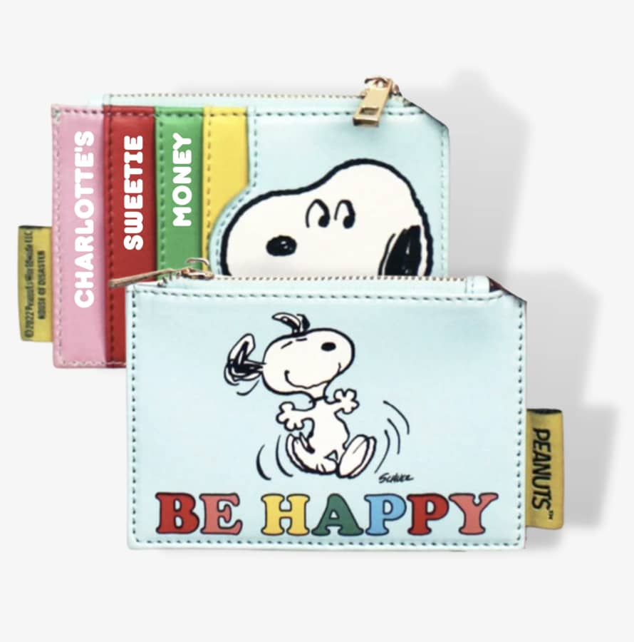 House of disaster  Peanuts Be Happy Credit Card Wallet