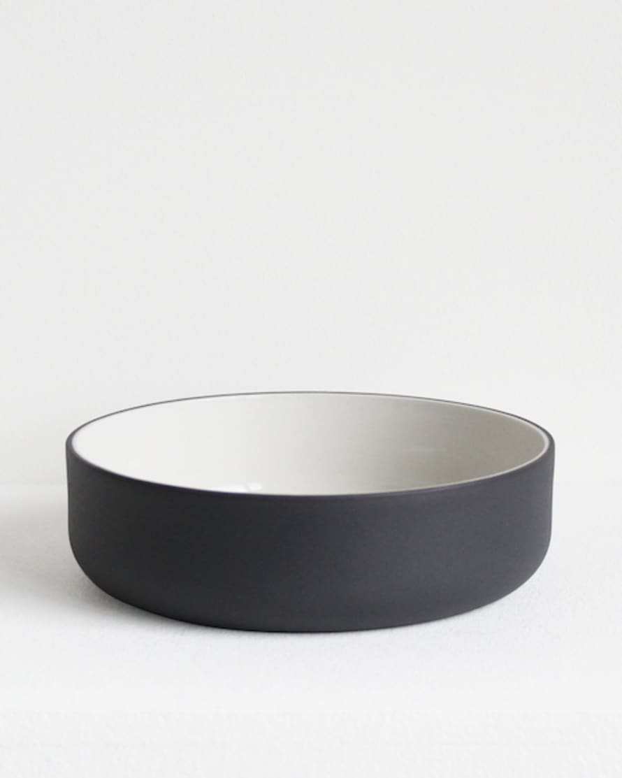 archive studio Ceramic Bowl in Dark Grey