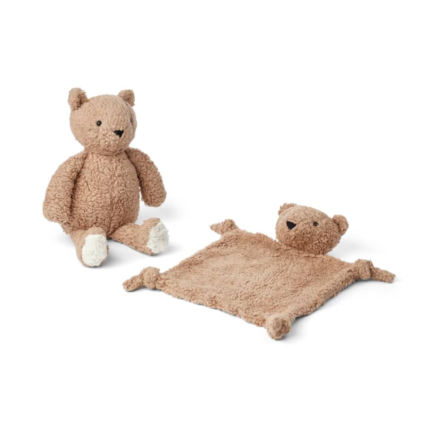Liewood Ted Baby Gift Set - Mr Bear / Beige