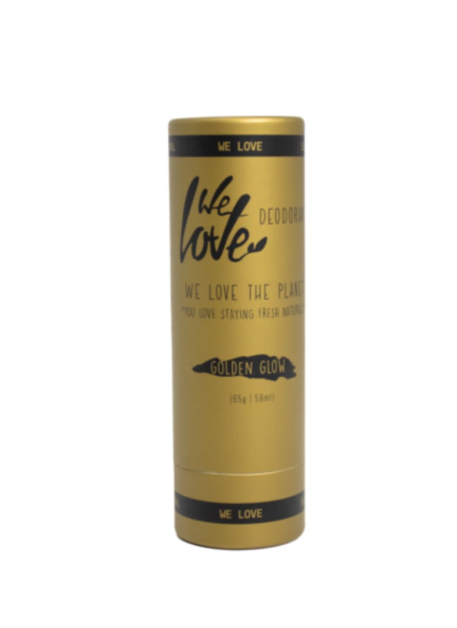 We Love The Planet 100% Natural Deodorant Stick – Golden Glow