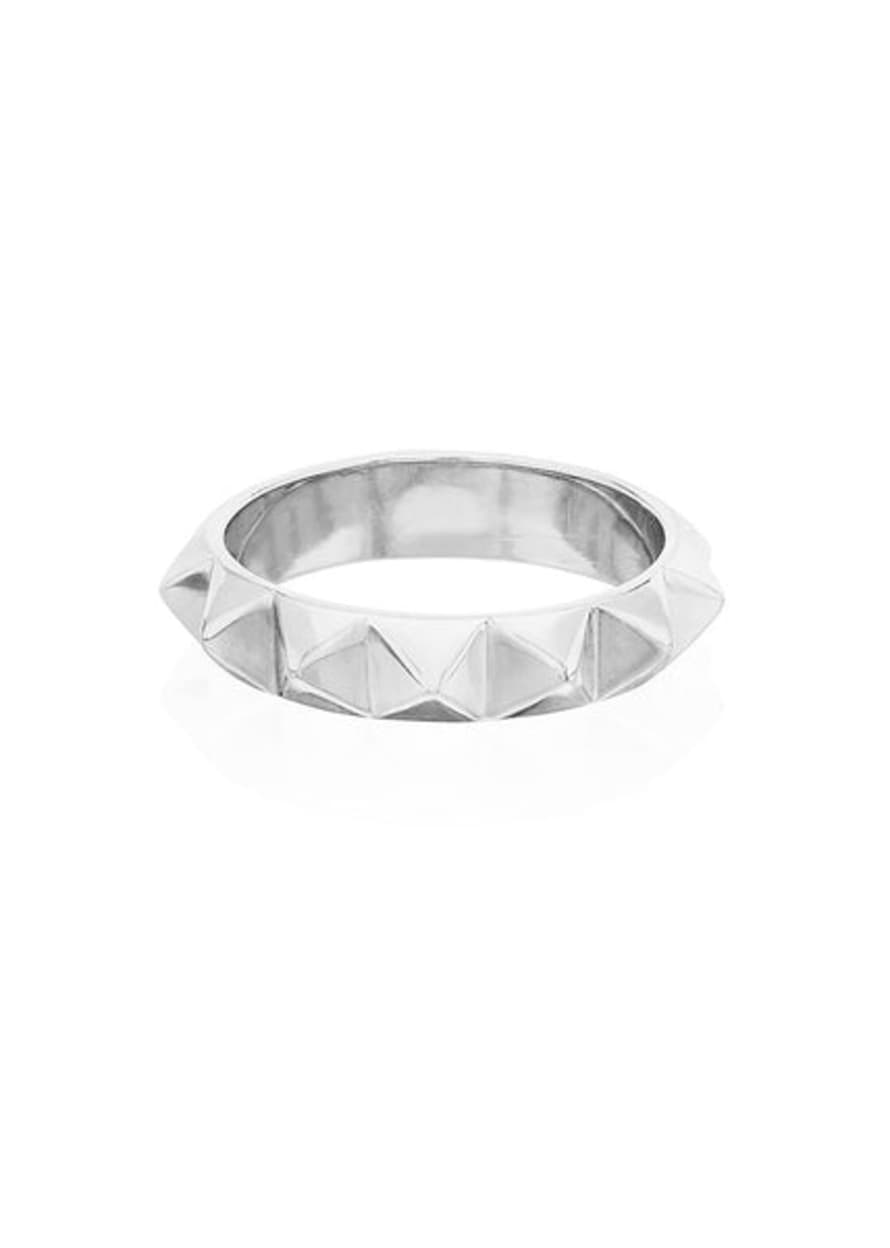 Anna Beck Studded Stacking Ring - Silver