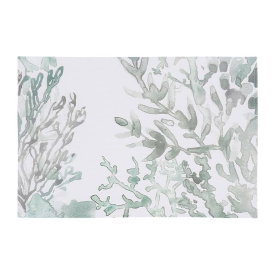 Distinctly Living Green Coral Placemat