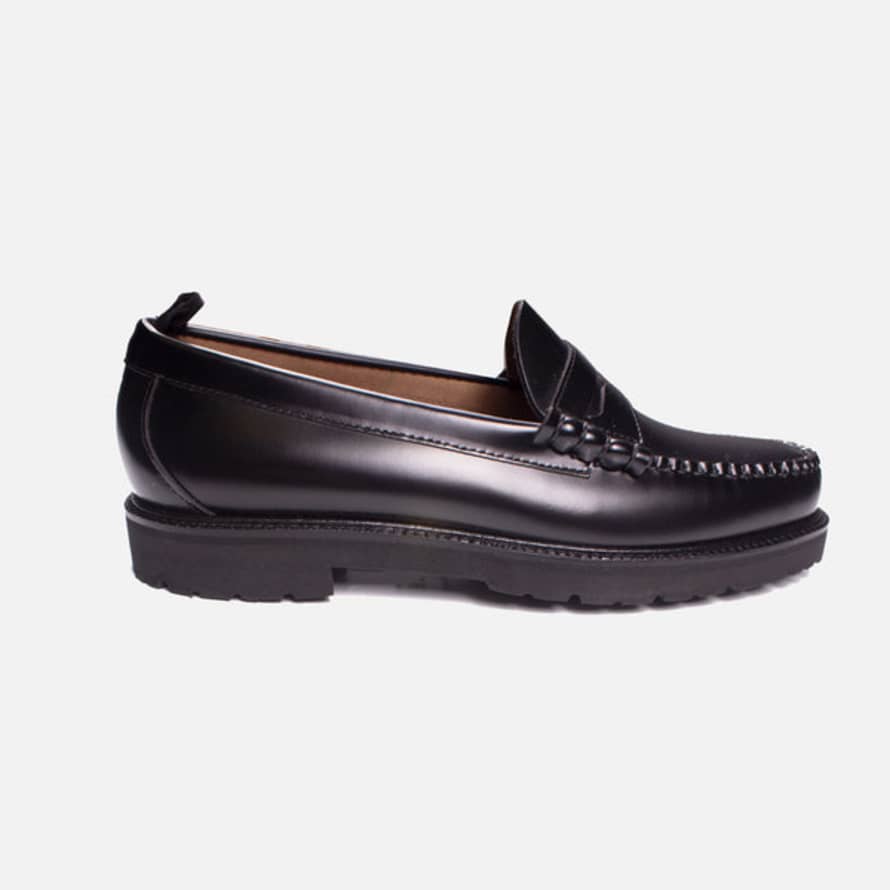 GH Bass X Fred Perry Penny Loafer - Black