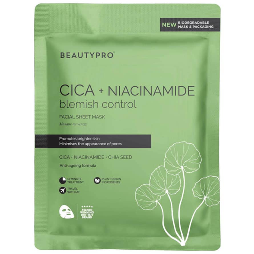 Beauty Pro Cica & Niacinamide Blemish Control Sheet Mask