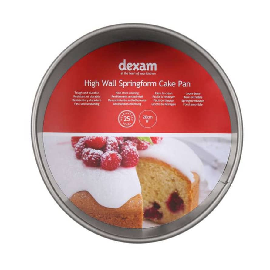 Dexam 20cm Non Stick High Wall Springform Cake Pan