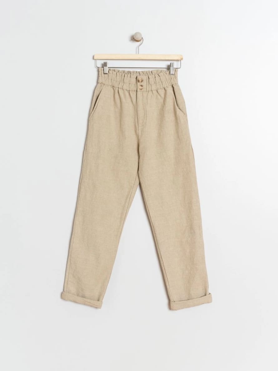 Indi&Cold Linen Rustic Used Trousers
