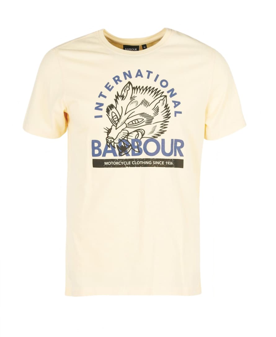 Barbour International Thrift Graphic-print T-shirt Yellow Haze