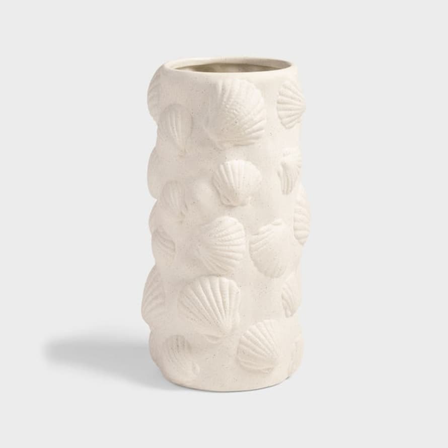 &klevering | Vase Tide Scallop - White