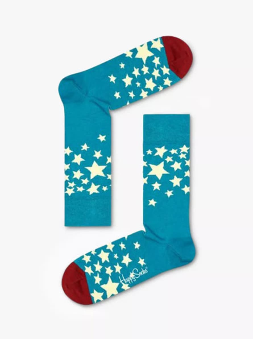 Happy Socks  Blue Stars Socks