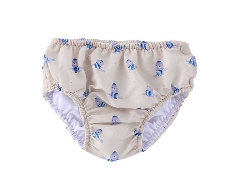 Monneka Seal Diaper Baby Swimsuit