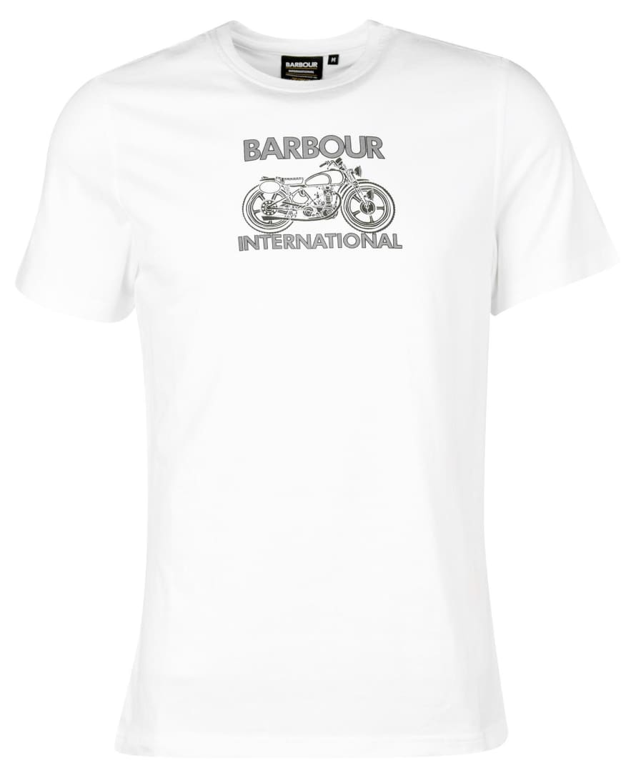 Barbour Barbour International Lens Graphic-print T-shirt White
