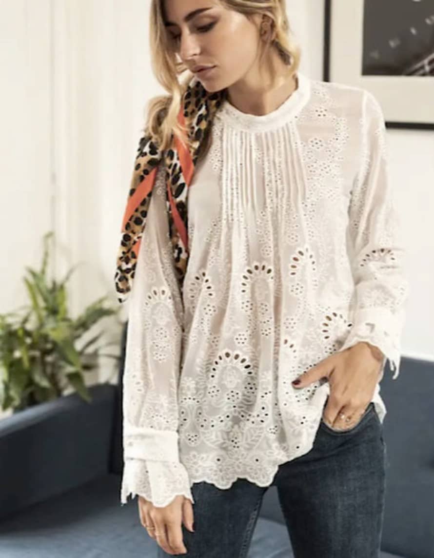 The Forest & Co. English Embroidery Blouse