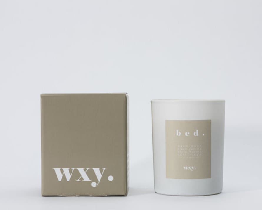 WXY Candle - Bed - Warm Musk And Black Vanilla