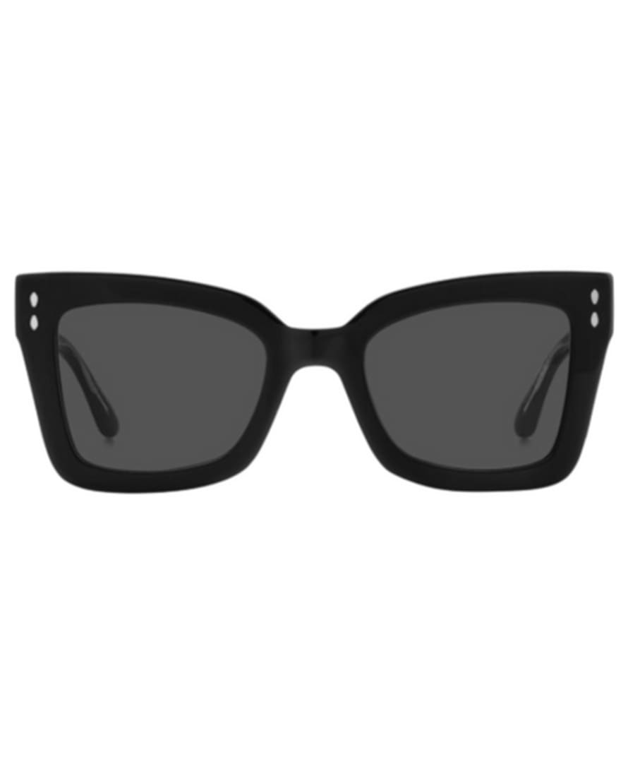 Isabel Marant Square-cat-eye Acetate Sunglasses In Black