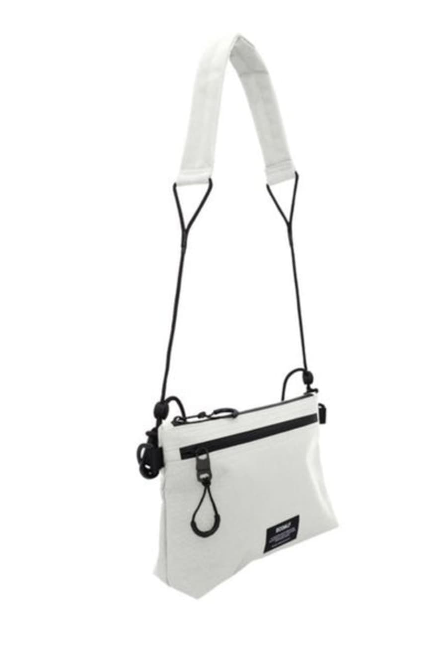Ecoalf Lupita Double Zipper Bag White