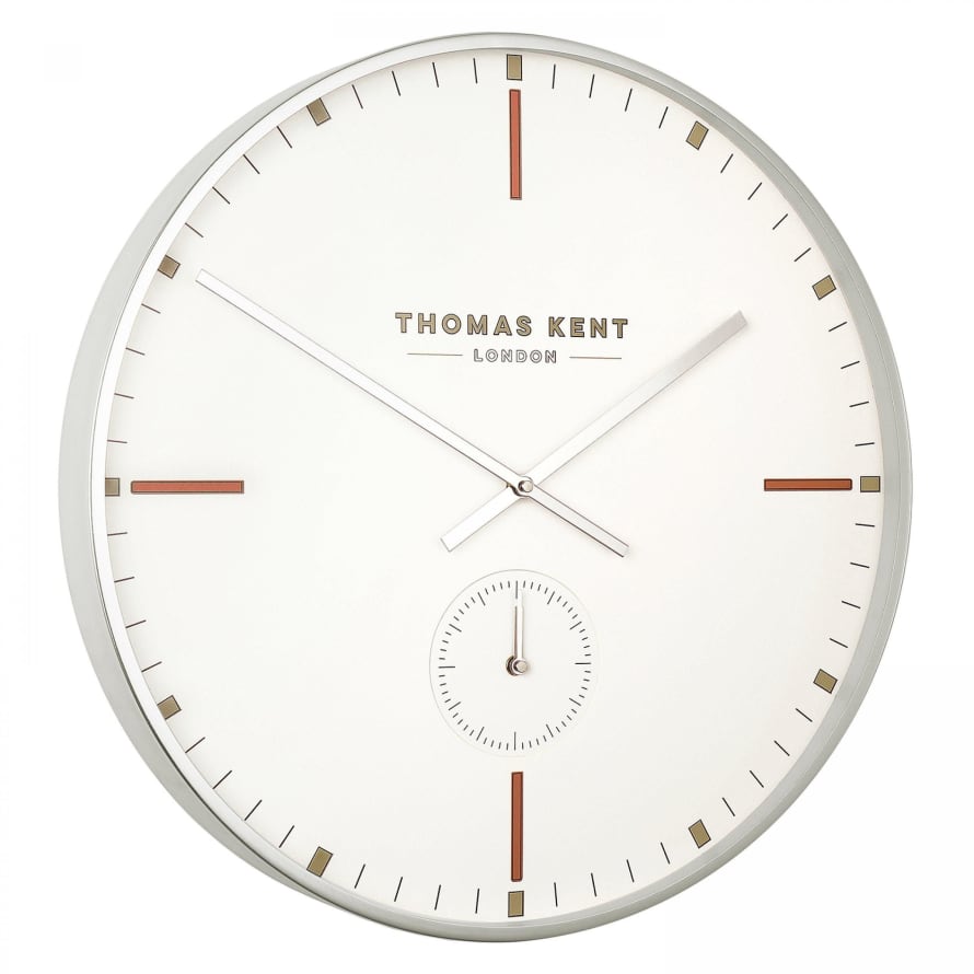 Thomas Kent Clocks Architect Wall Clock | 21" | Sterling