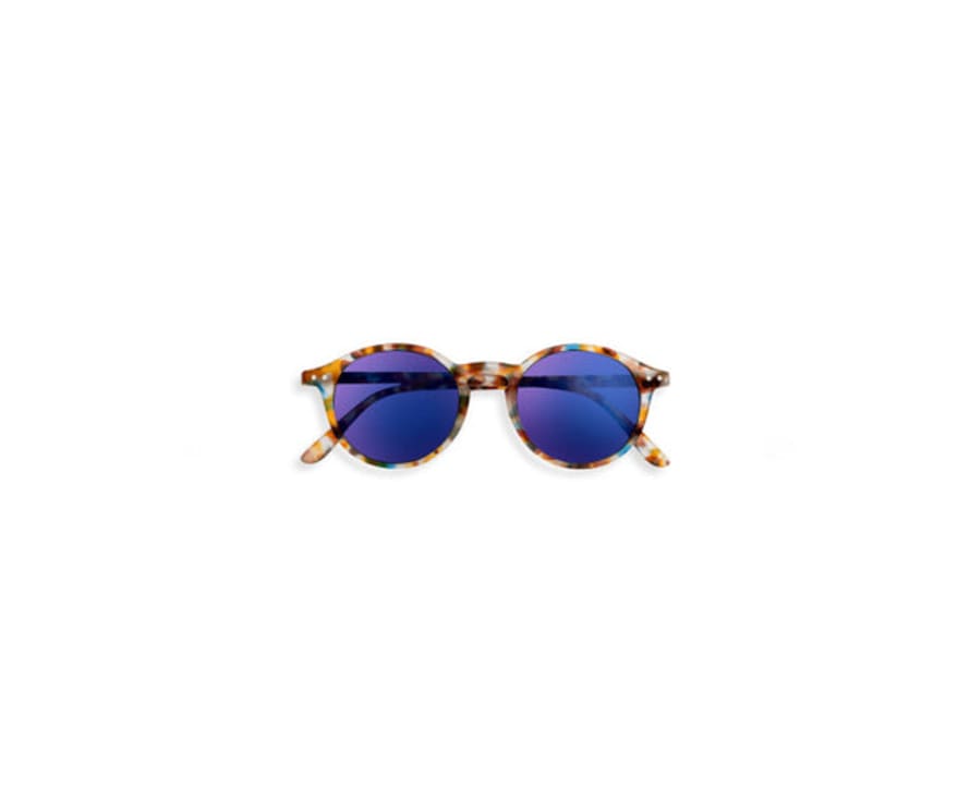IZIPIZI #d Sunglasses - Blue Tortoise Mirror