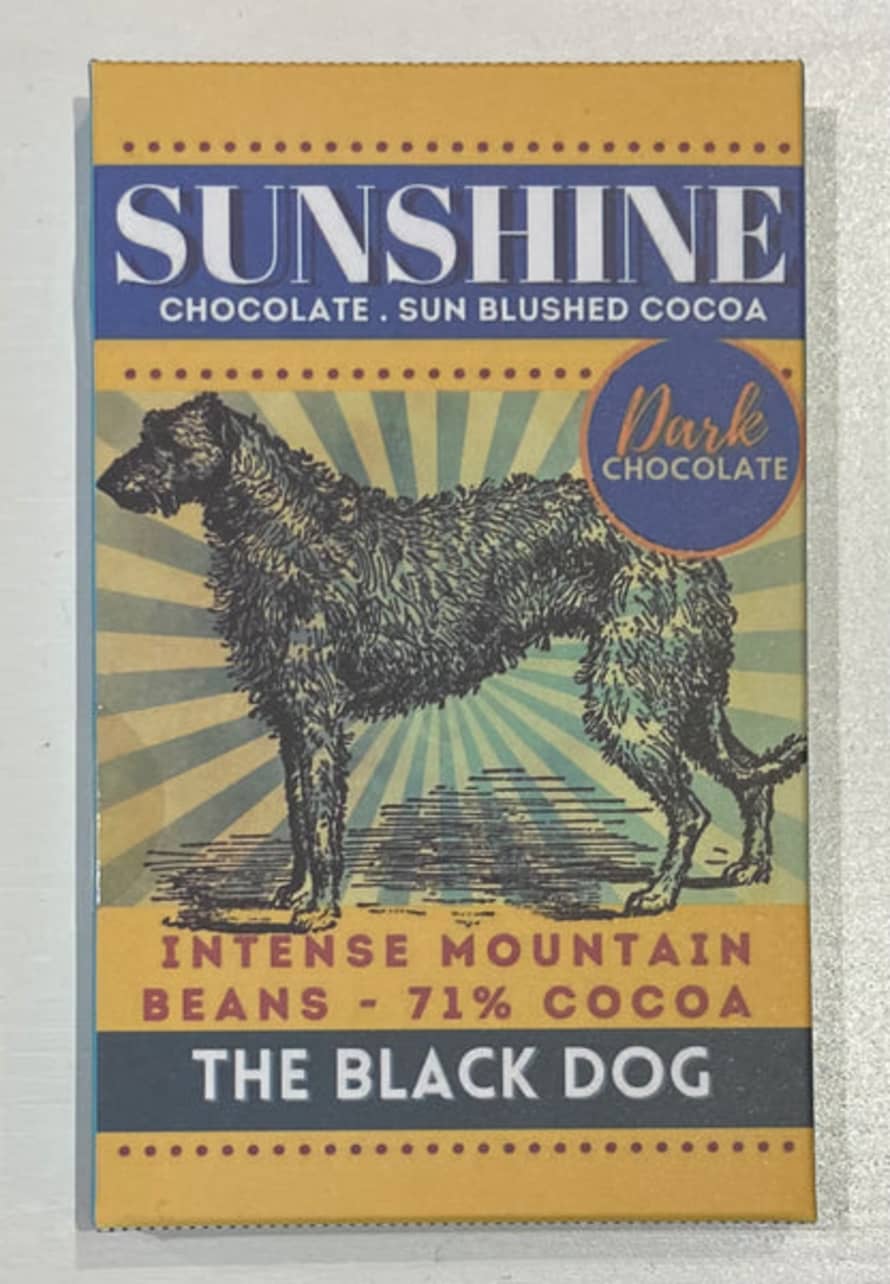 Sunshine Chocolate Sunshine Chocolate - The Black Dog Dark Chocolate