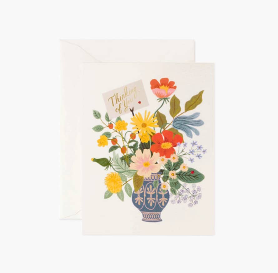 Rifle Paper Co. Thinking Of You Bouquet Card