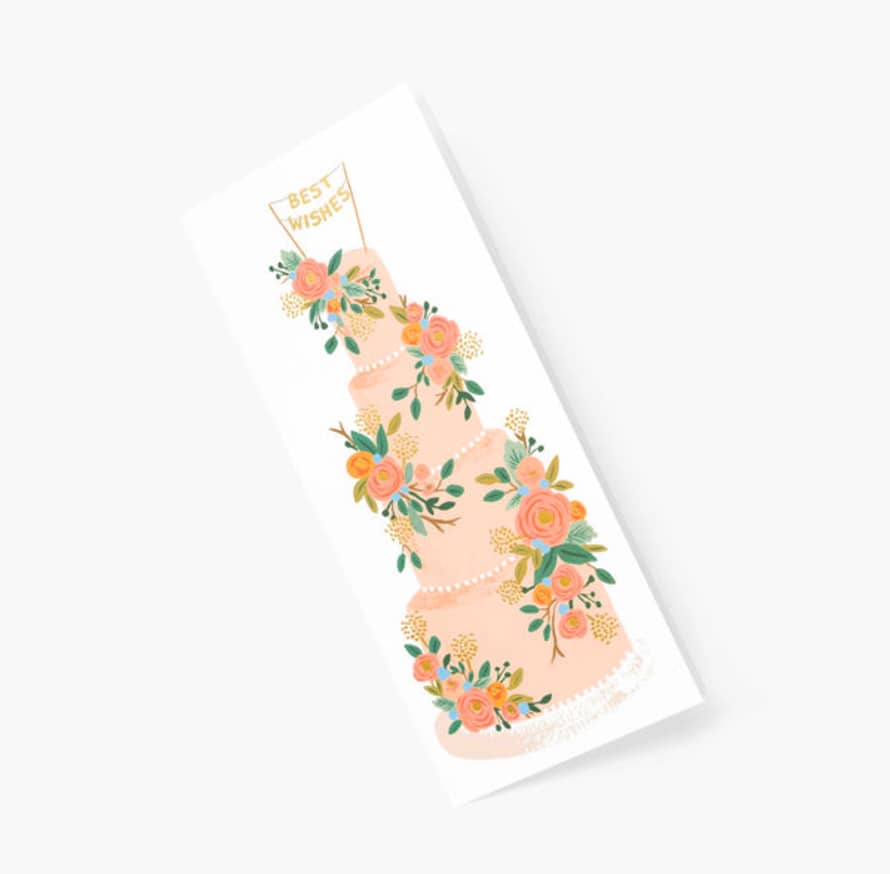 Rifle Paper Co. Best Wishes Wedding Cake Card
