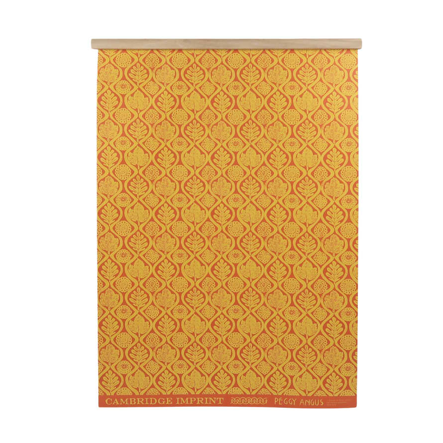 Cambridge Imprint Oakleaves Giftwrap by Peggy Angus - 10 Sheets