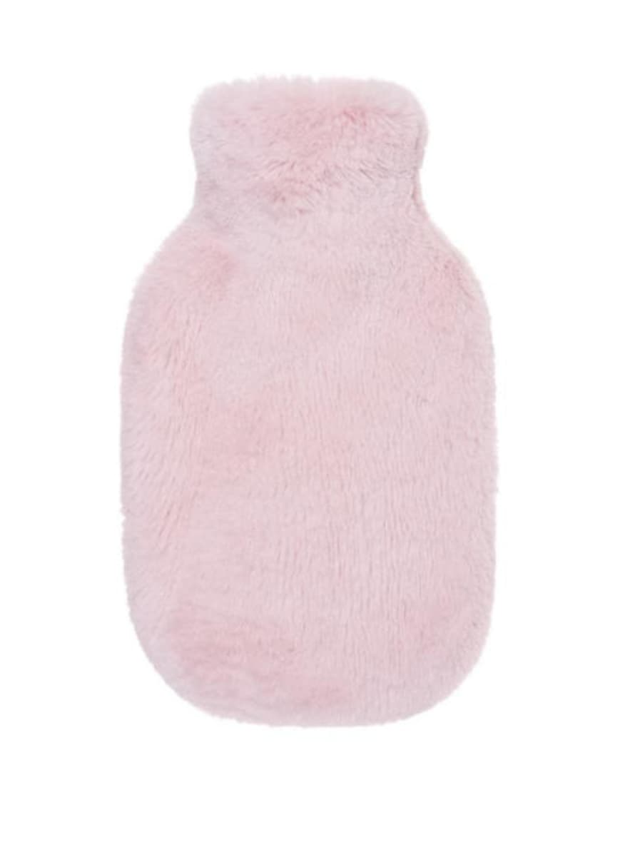 Helen Moore Pink Blossom Cloud Faux Fur Hot Water Bottle