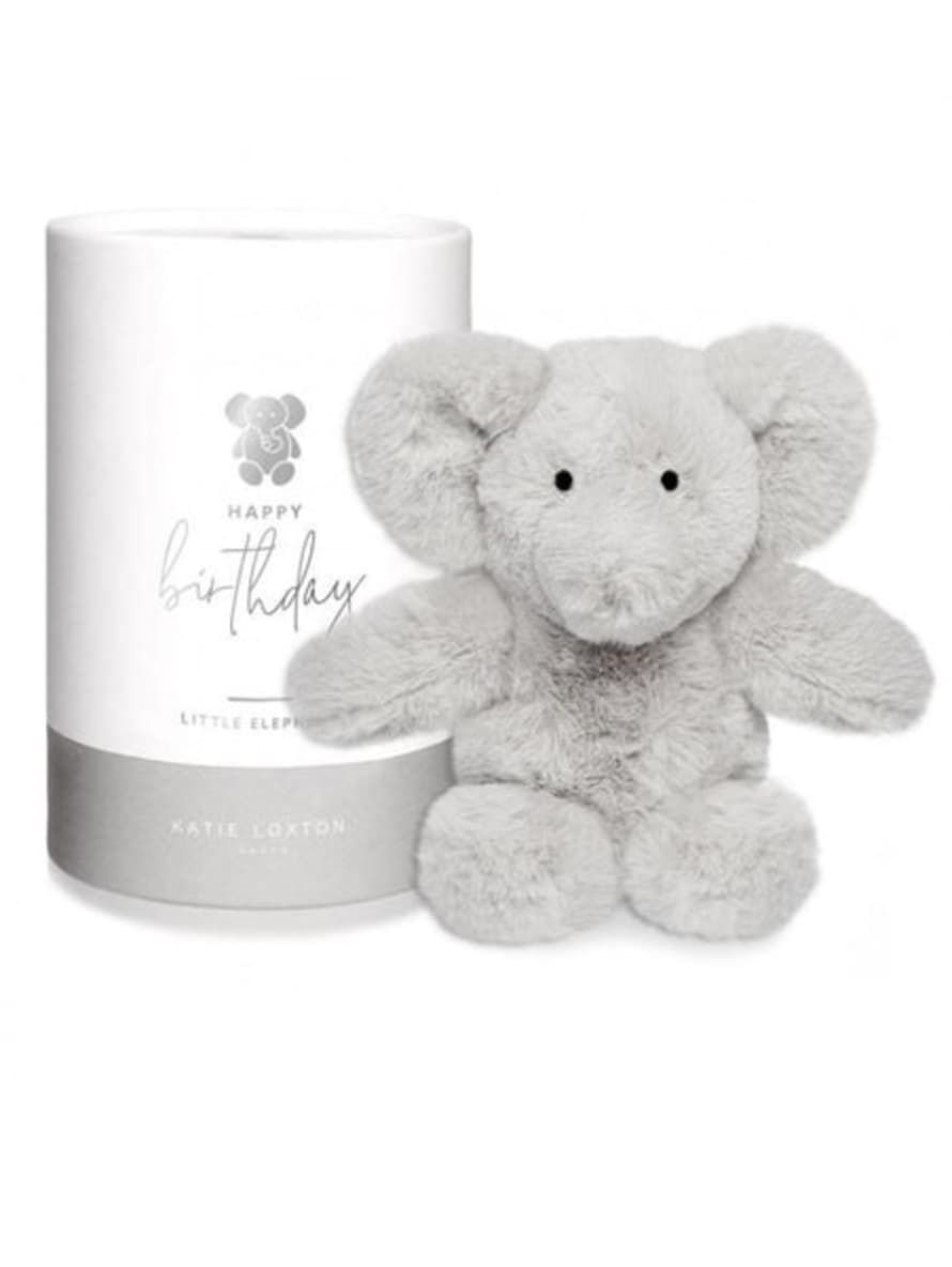 Katie Loxton Grey Elephant Happy Birthday  Baby Toy
