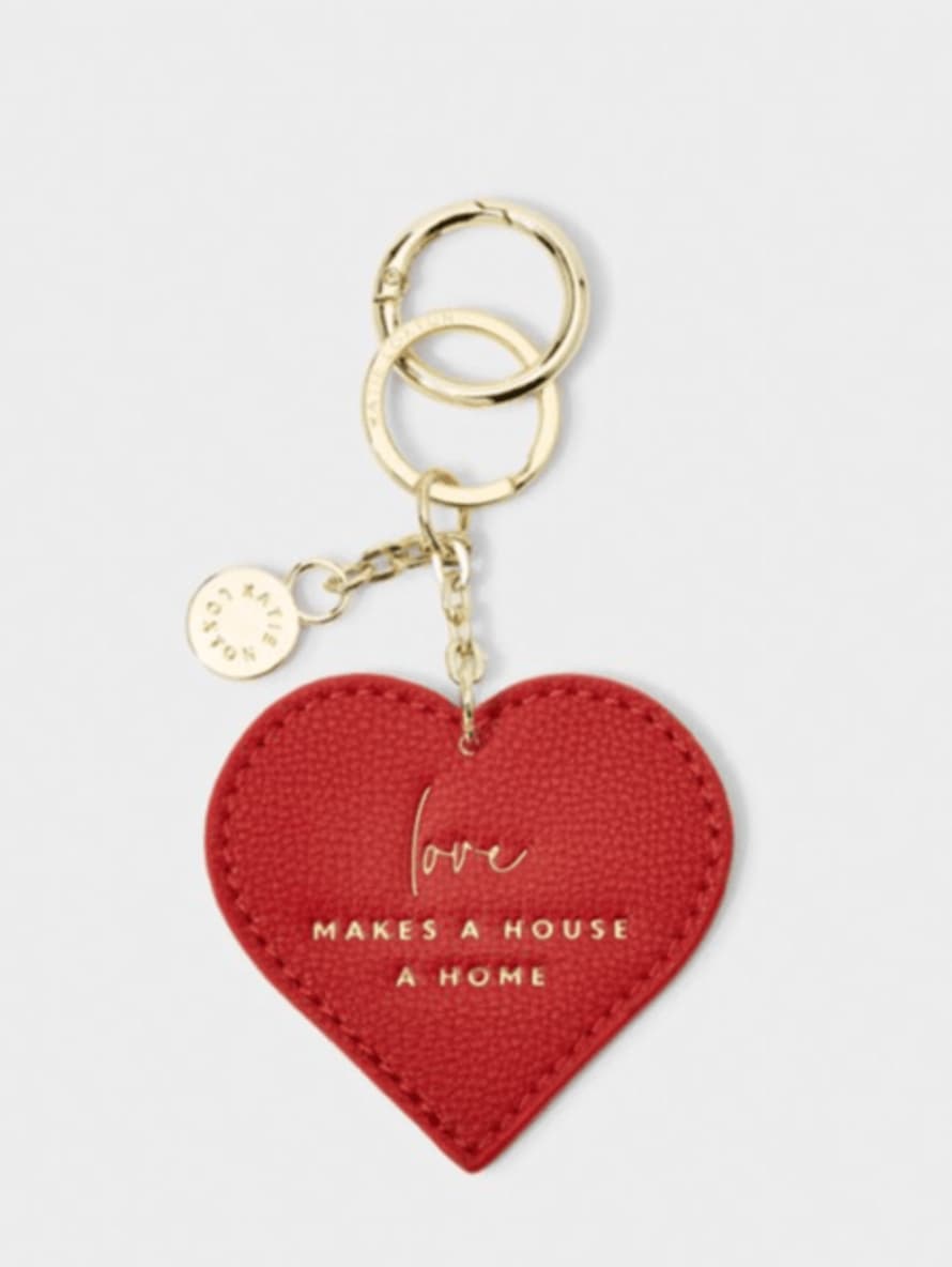 Katie Loxton Red Love Makes A House A Home Chain Keyring