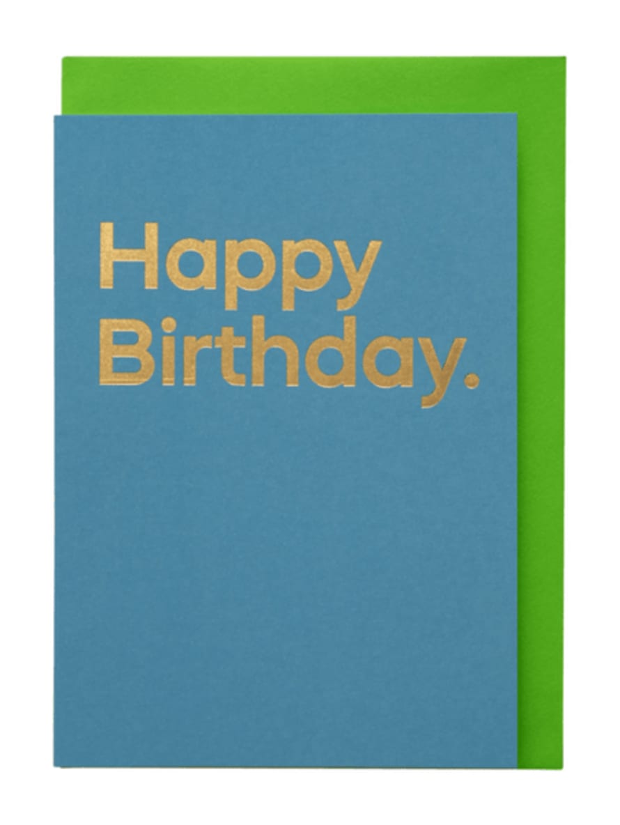 Say It With Songs Happy Birthday By Stevie Wonder Blue Greeting Card