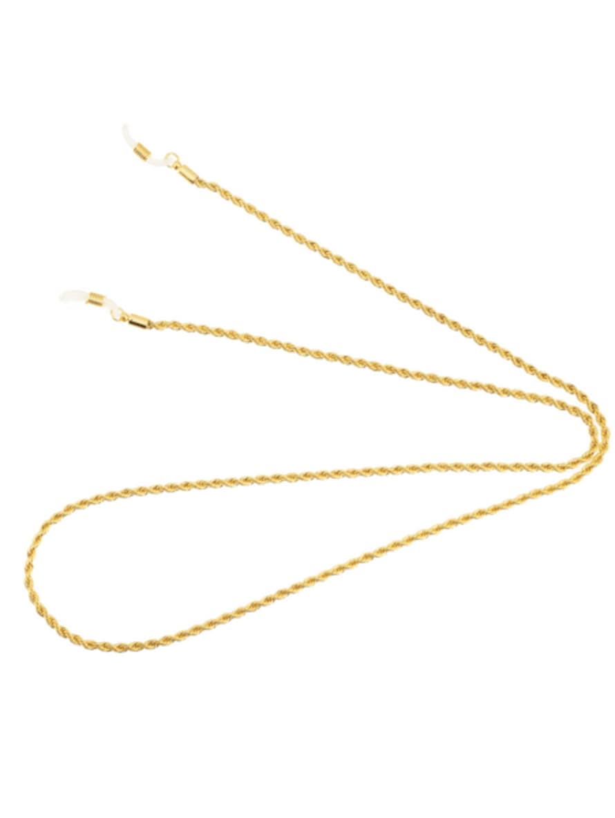 Talis Chains Rope Effect Gold Glasses Chain