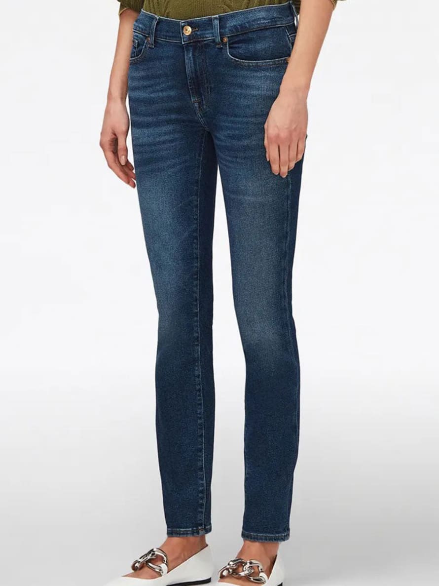 7 For All Mankind  Indigo Roxanne Luxe Vintage Mood Jeans