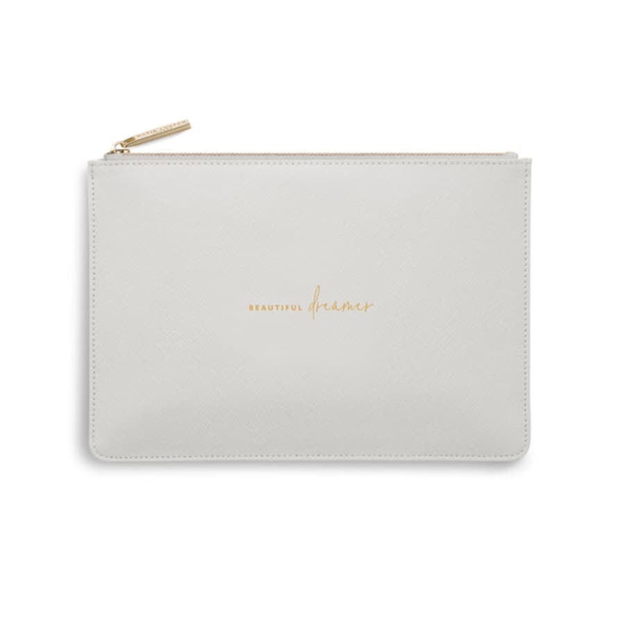 Katie Loxton Small Pale Grey Beautiful Dreamer Perfect Klb753 Pouch 