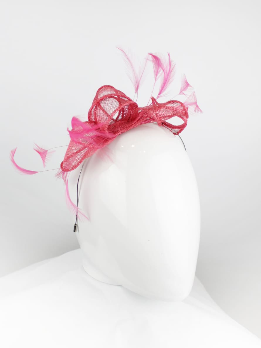 Max & Ellie Cerise Pink Fascinator Headband 