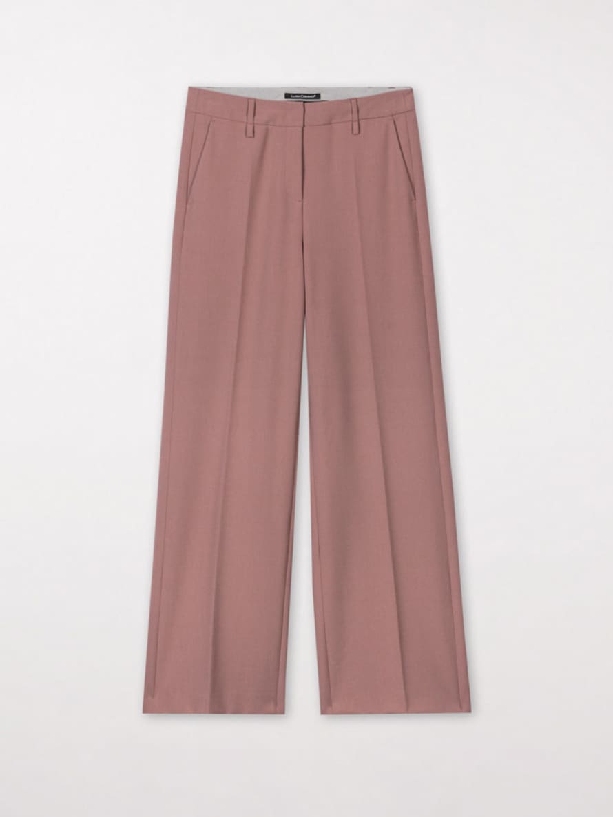 Luisa Cerano Toffee Wide Leg Trousers 