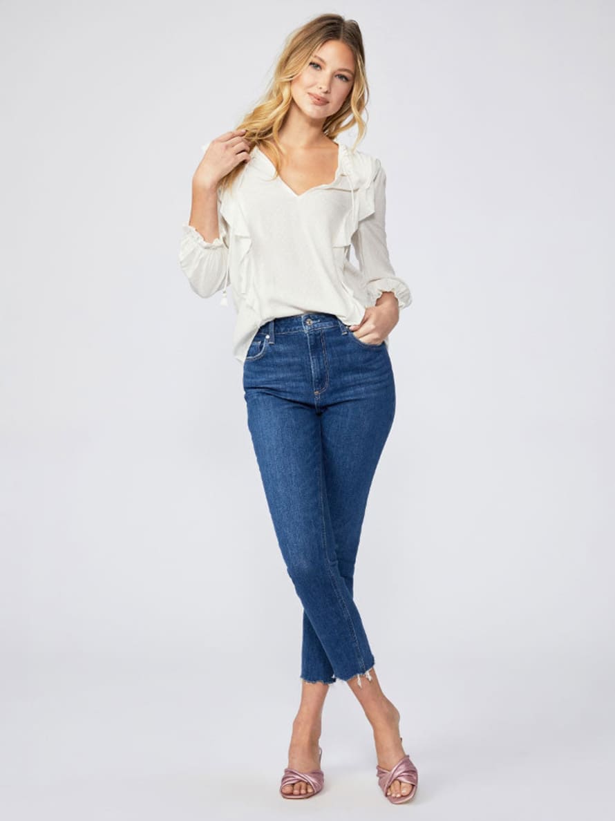 Paige  Radio Star Sarah Slim Crop Jeans 