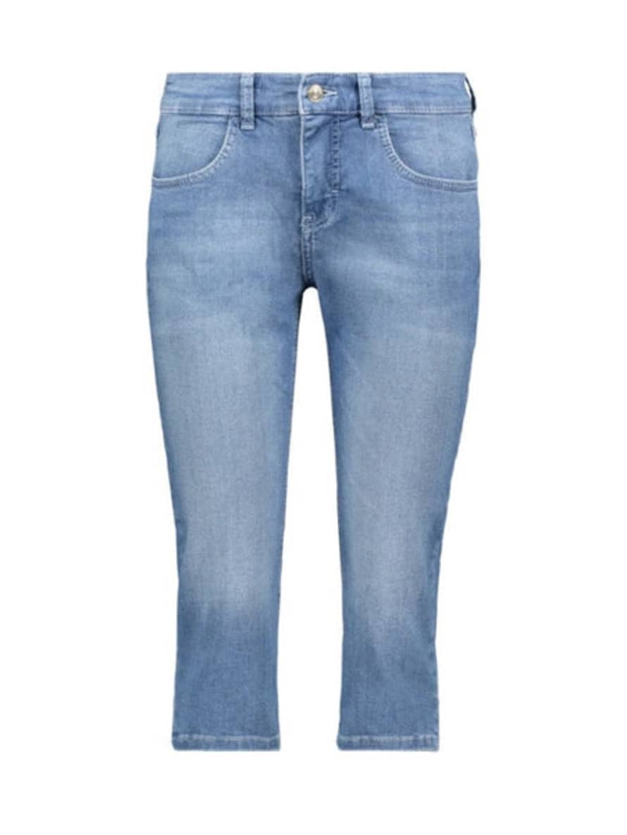 Mac Jeans Acid Mid Blue Capri Summer Clean Jeans