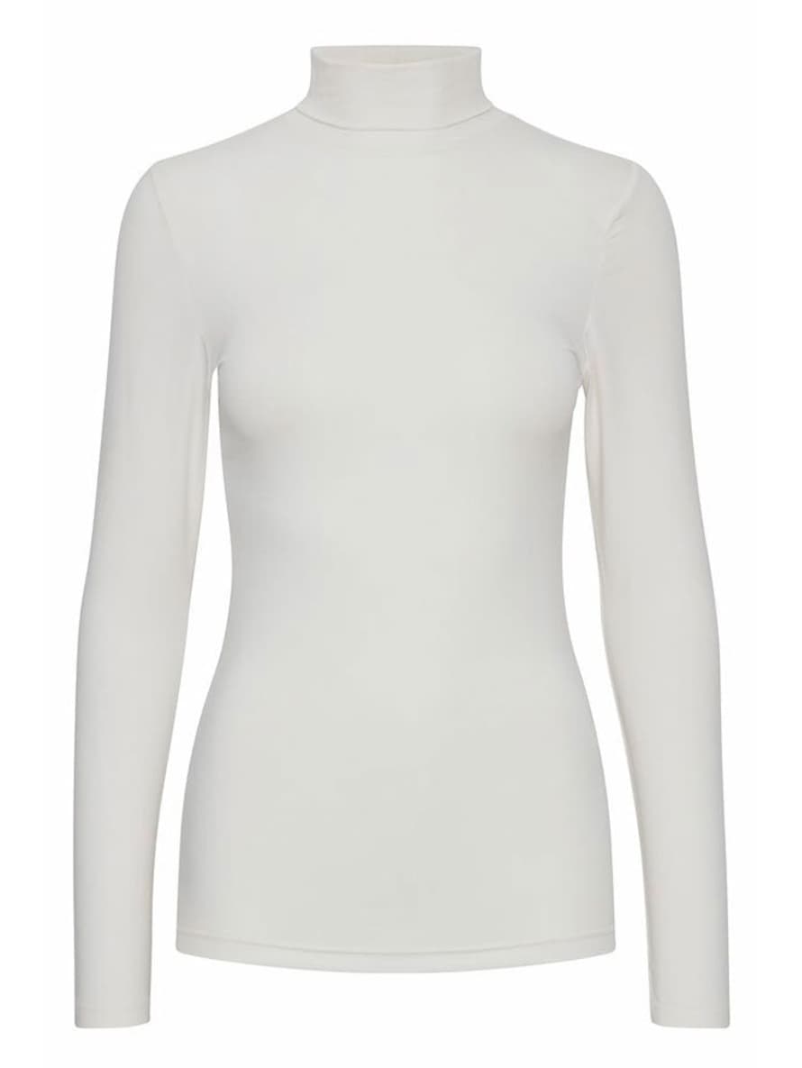 b.young Off White Pamila Roll Neck TOP
