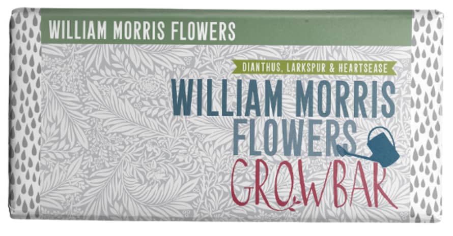 The Gluttonous Gardener Ltd William Morris Flowers Growbar Seed Kit