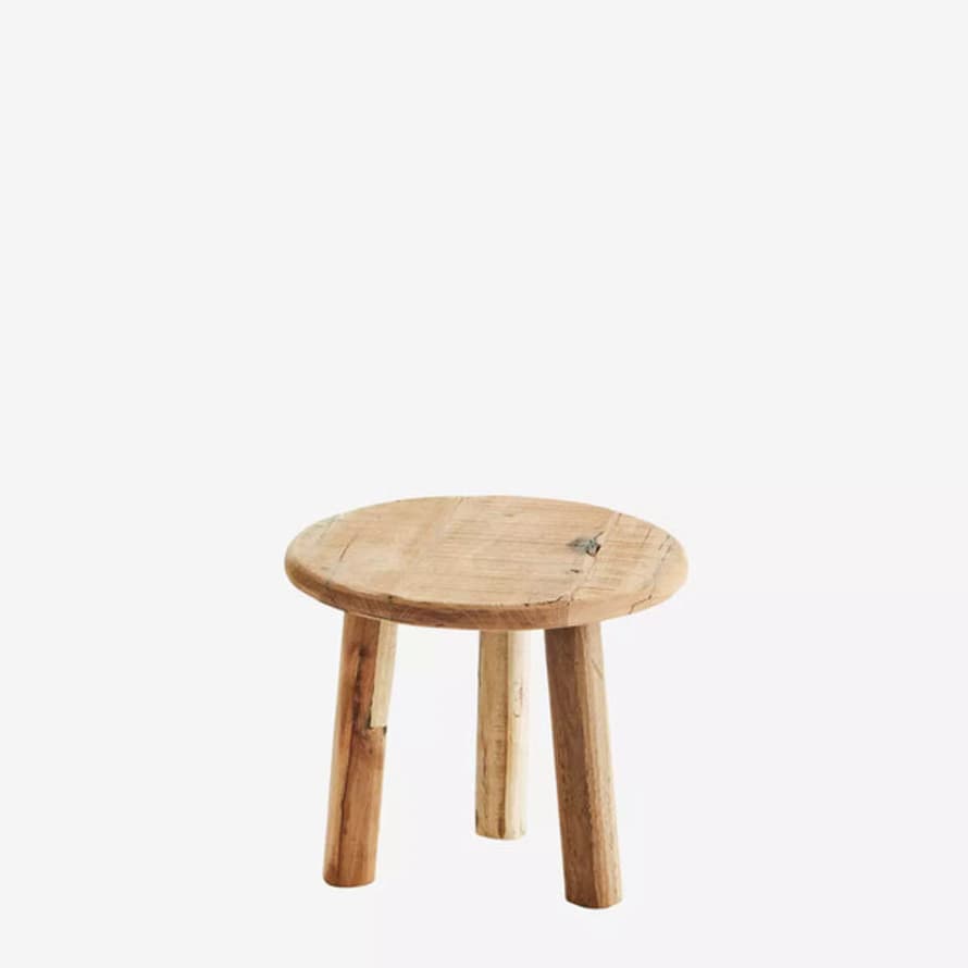Madam Stoltz Recycled Wooden Milking Stool