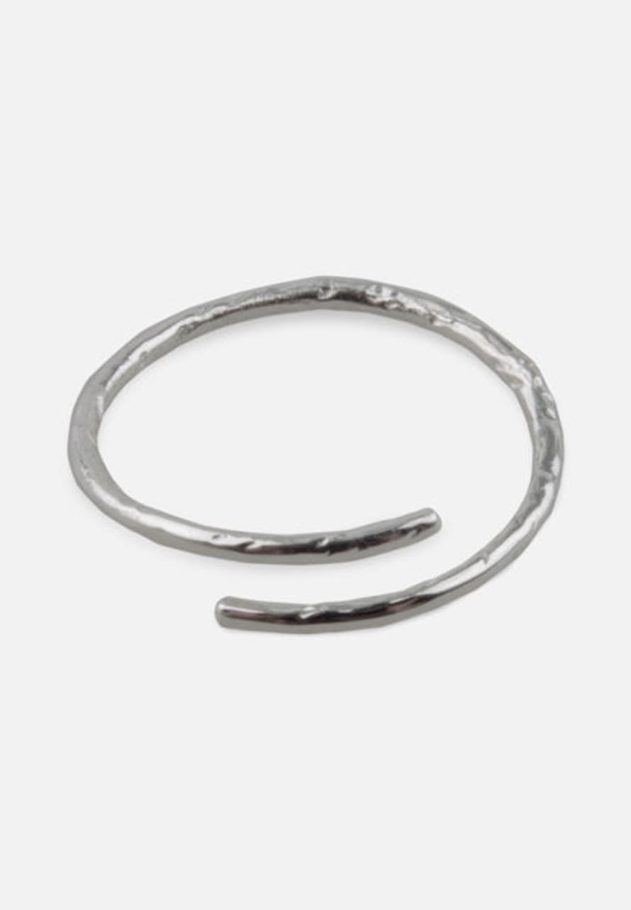 EL PUENTE Organic Overlapping Ring // Silver